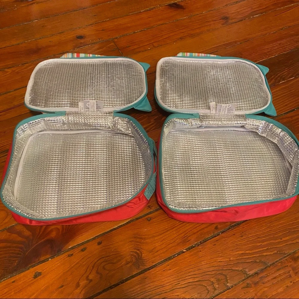 Thirty-One 31 Chill-icious Owl Thermal Lunch Tote Bag Lunchbox Two Twins Cooler